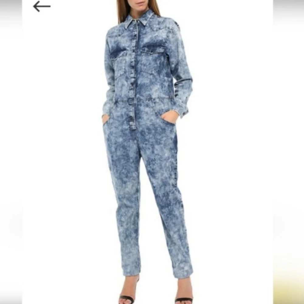 🥰 Isabel Marant Blue Denim Jumpsuit